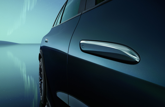 Mercedes EQE SUV versenkbare Türgriffe