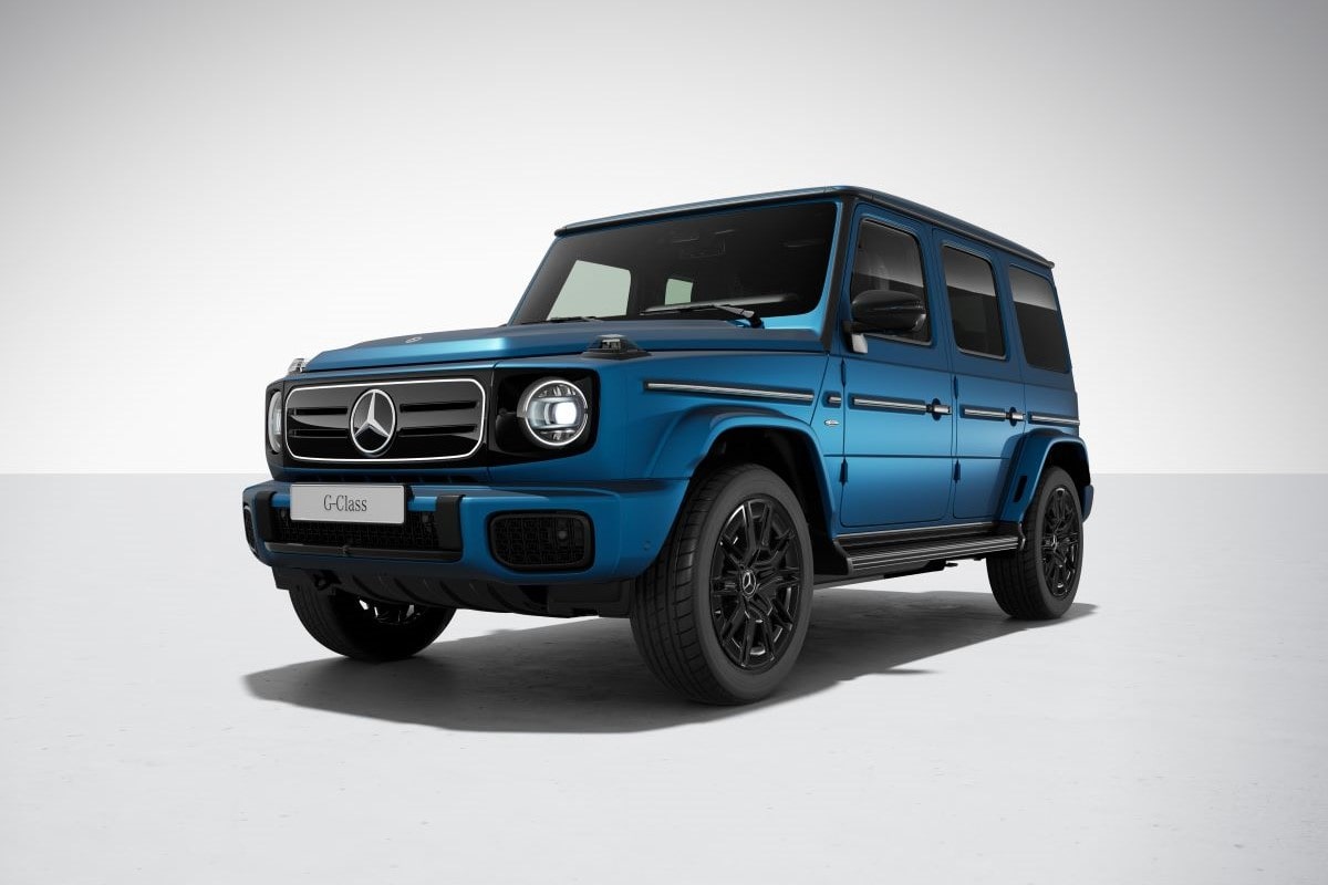 Mercedes-Benz G 580 mit EQ Technologie, MANUFAKTUR südseeblau magno (591U), Geländewagen Baureihe N465 - Taunus-Auto in Wiesbaden und Idstein