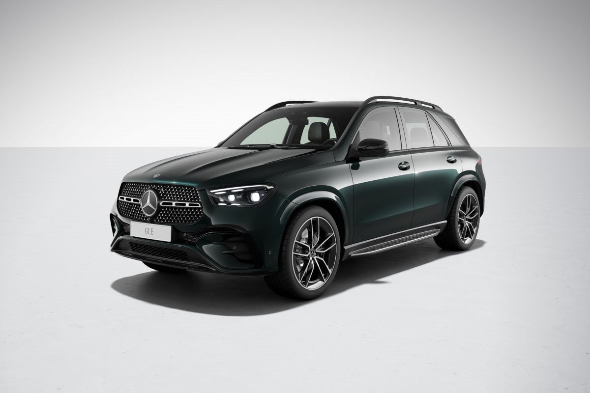 Mdercedes-Benz GLE SUV Modell 2024 Lackierung smaragdgrün (989U) Baureihe V167