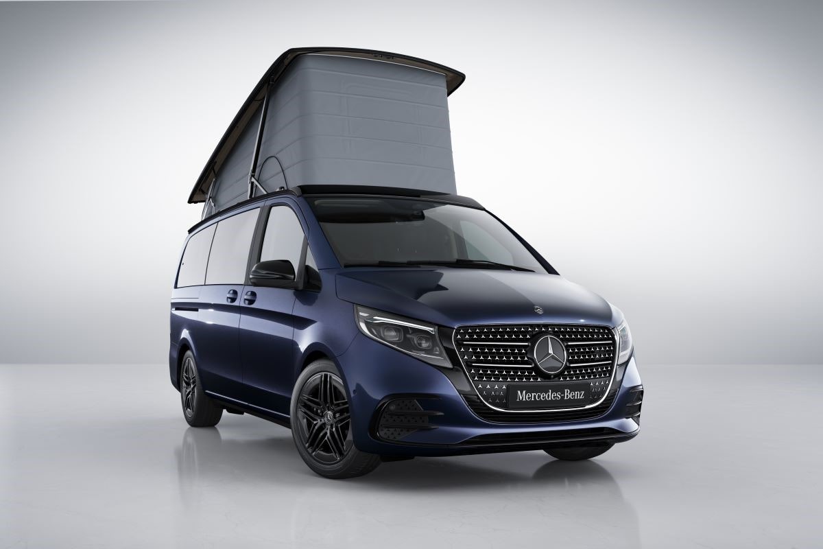 Mercedes-Benz V-Klasse Marco Polo Reisemobil Modell 2024 in Lackierung sodalithblau metallic (5842) Baureihe 4478