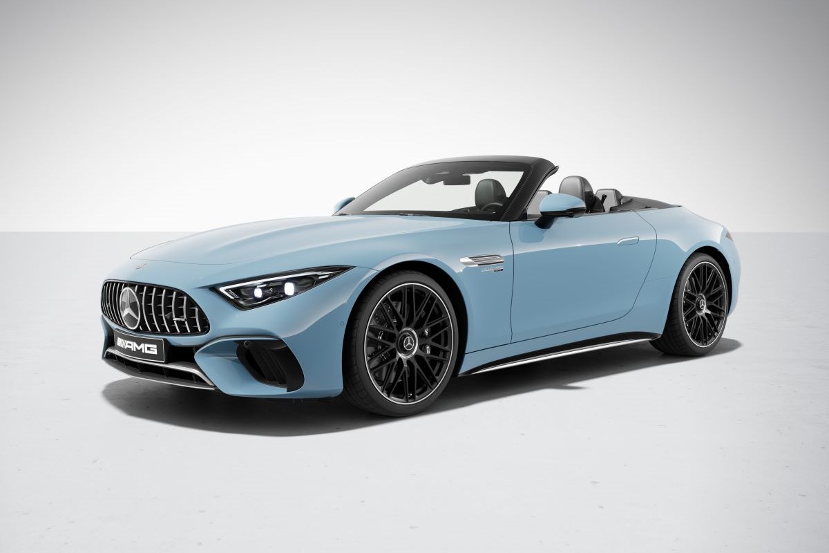 Mercedes-AMG SL Roadster Lackierung MANUFAKTUR vintageblau uni (934U)