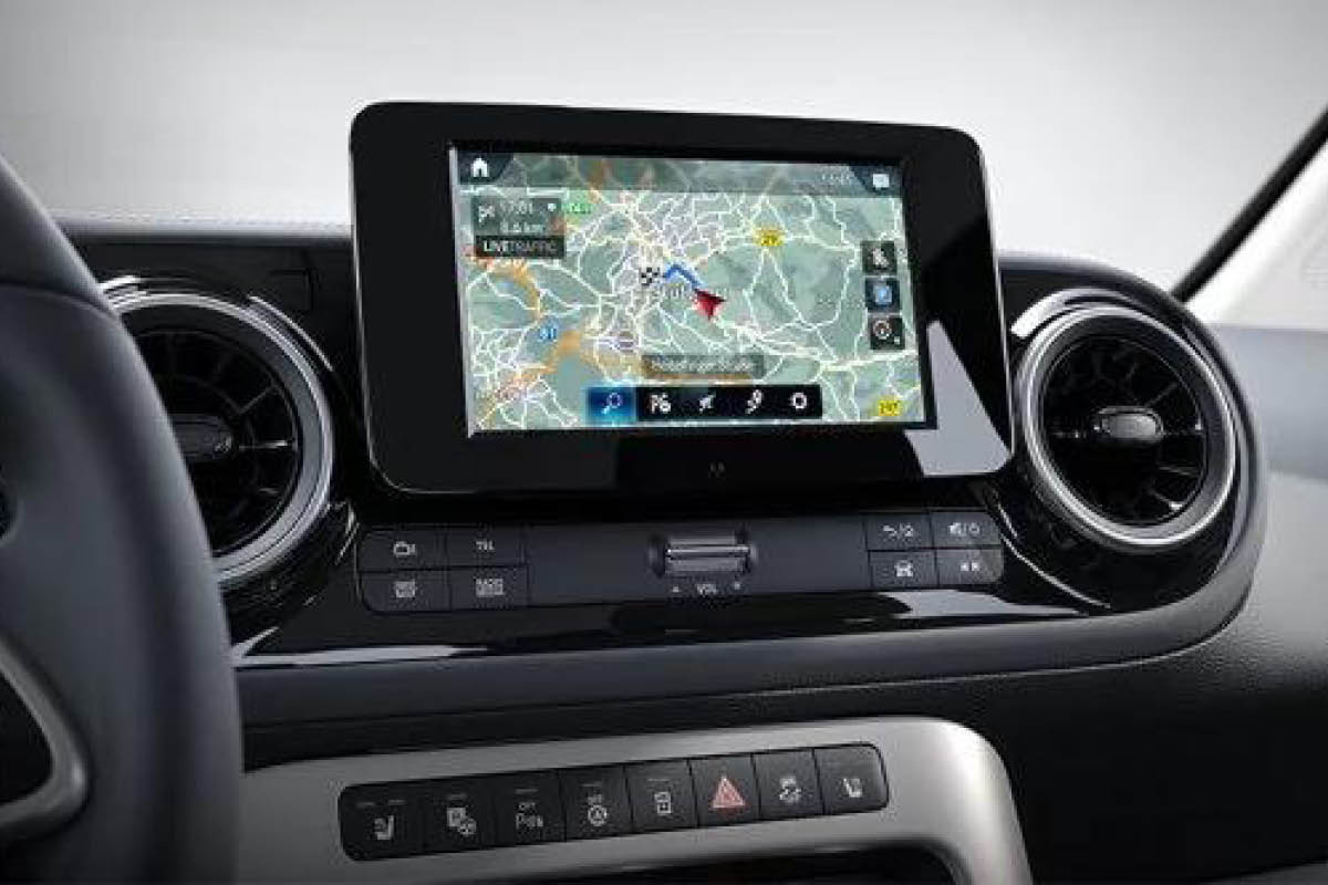 Mercedes EQT Navigationssystem