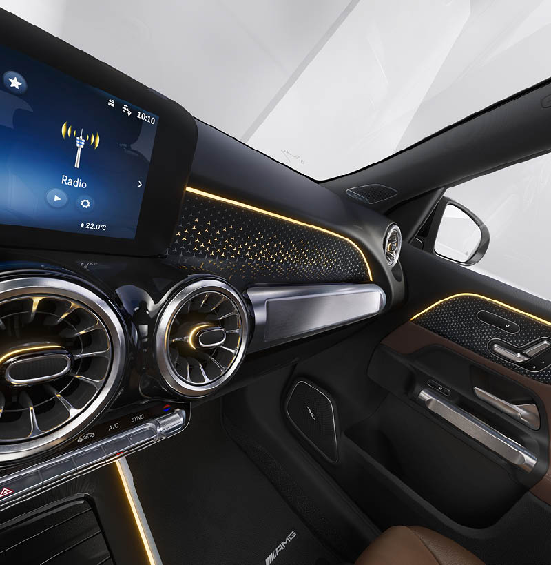 Mercedes GLB, Innenraum