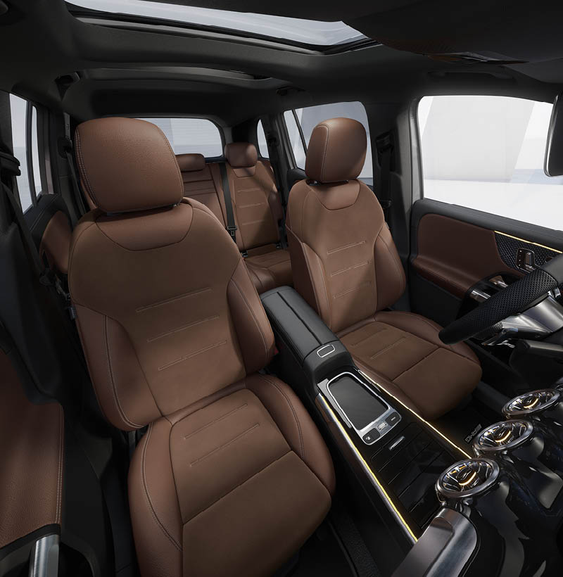 Mercedes GLB, Innenraum, Sitze