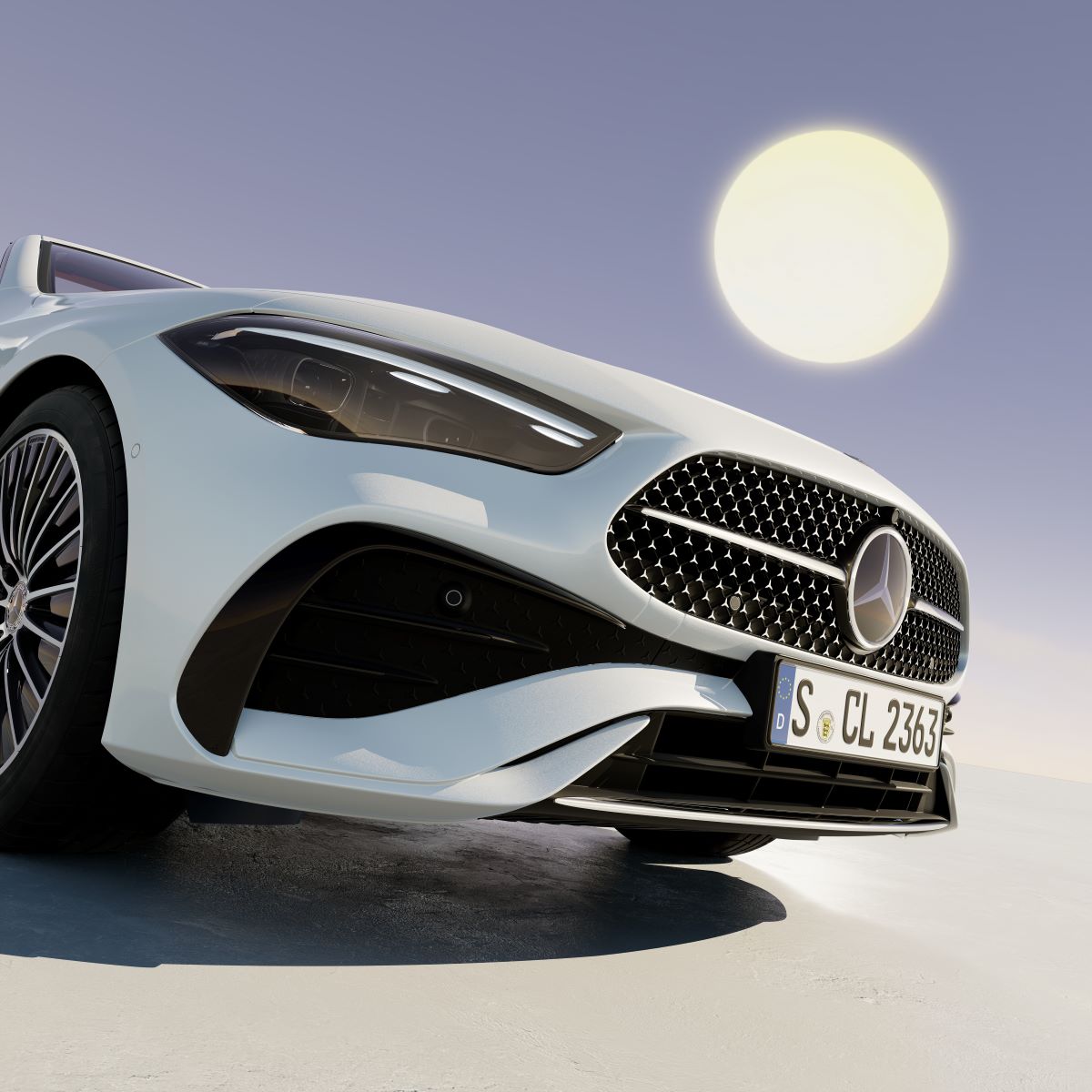 Mercedes-Benz CLE Cabriolet Shark Nose Polarweiß