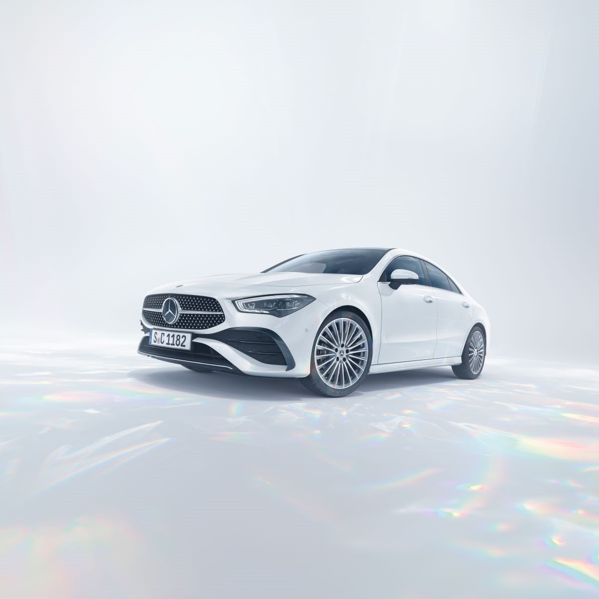 Mercedes CLA Frontansicht Coupé Modell 2023