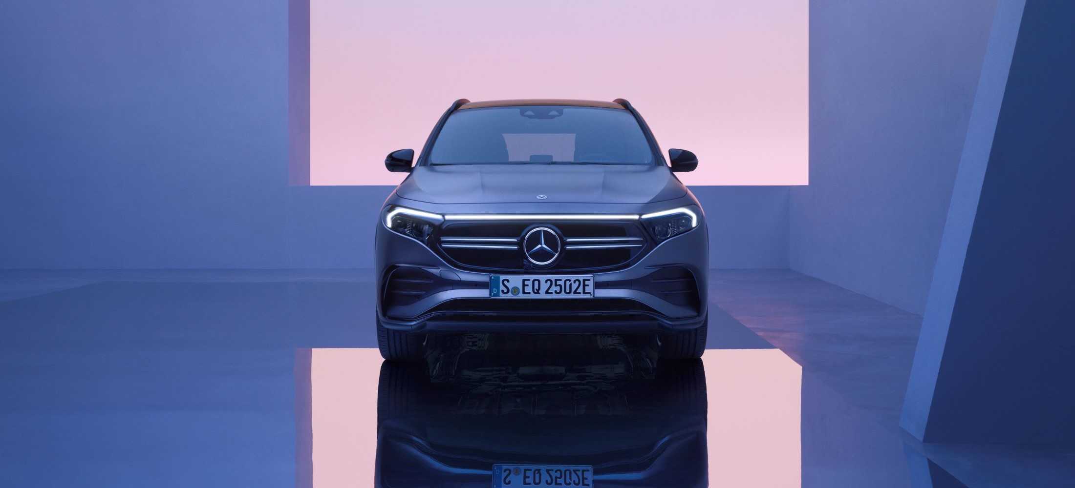 zu sehen ist ein vollelektrischer Mercedes-Benz