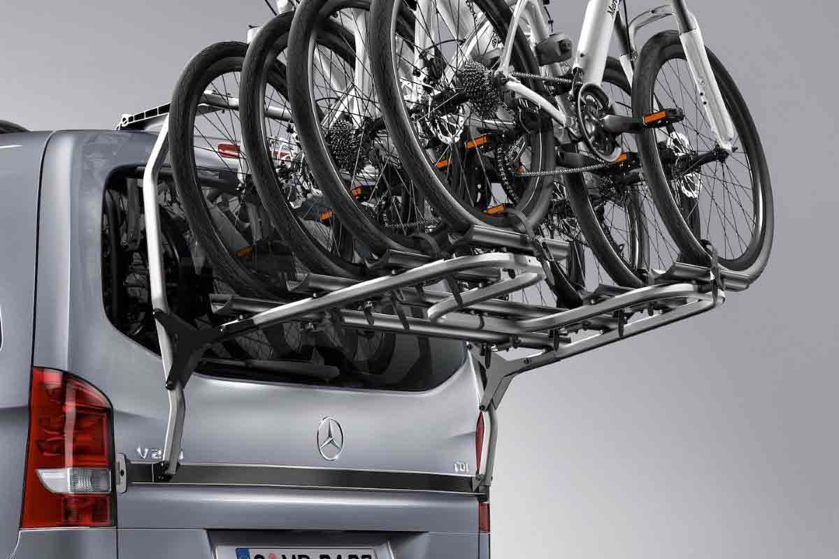 zu sehen ist ein Fahrradträger für Heckklappe