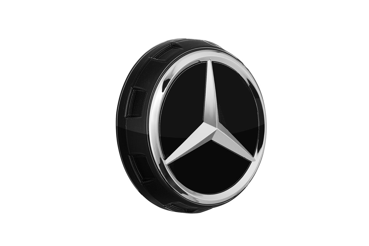 zu sehen ist eine AMG Radnabenabdeckung
