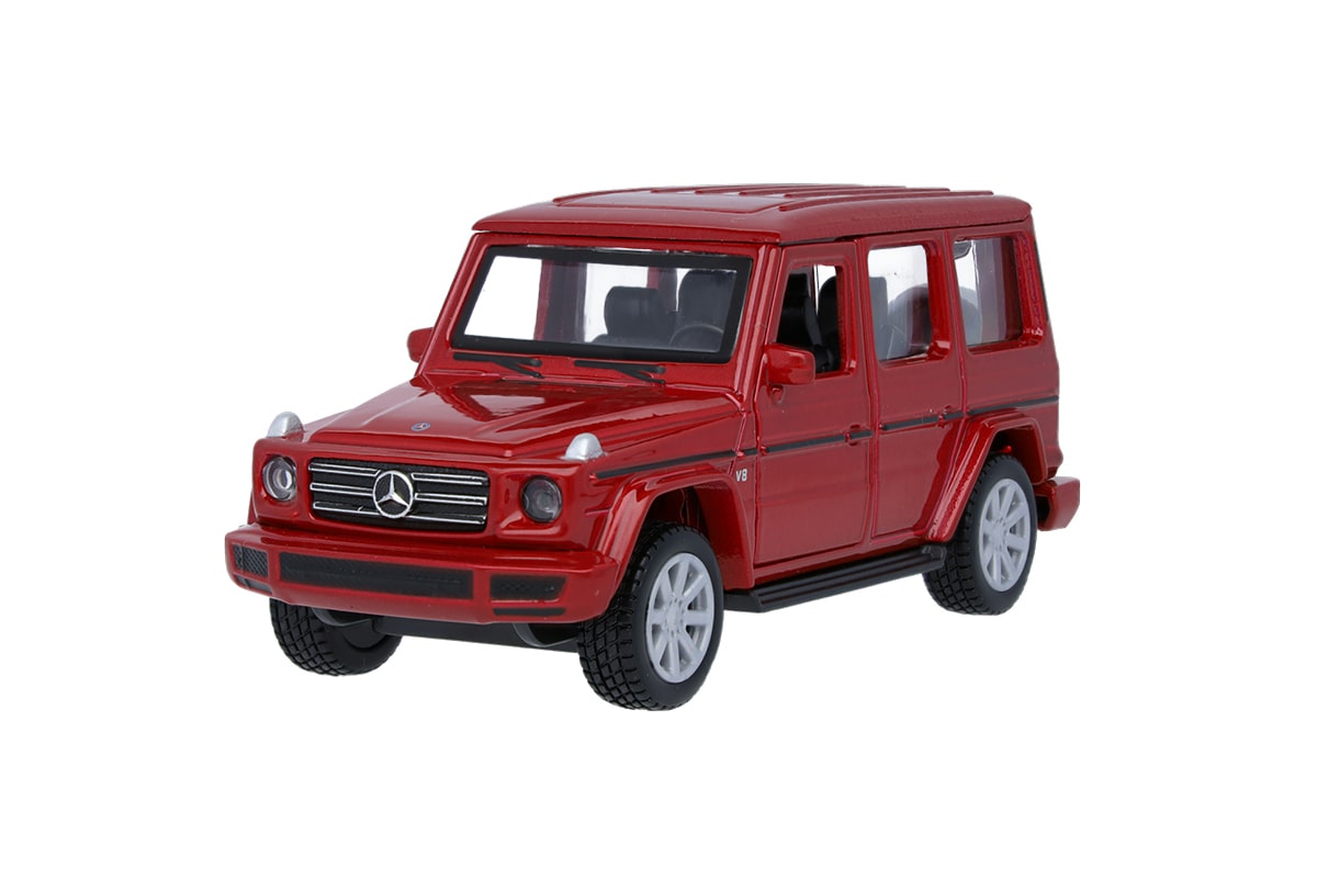 zu sehen ist eine rote G-Klasse W463